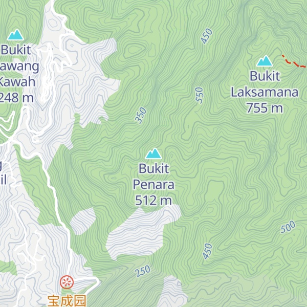 Map of Bukit Penara