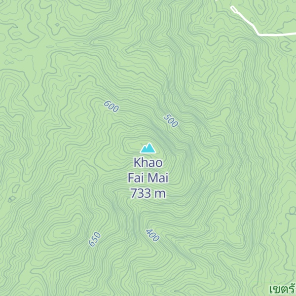 Map of Khao Fai Mai