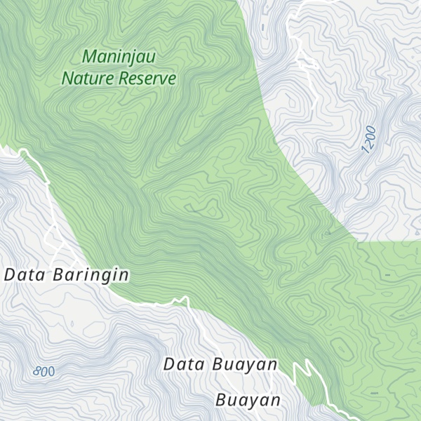 Map of Gunung Rangkiang