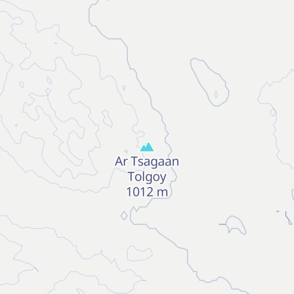 Map of Ar Tsagaan Tolgoy