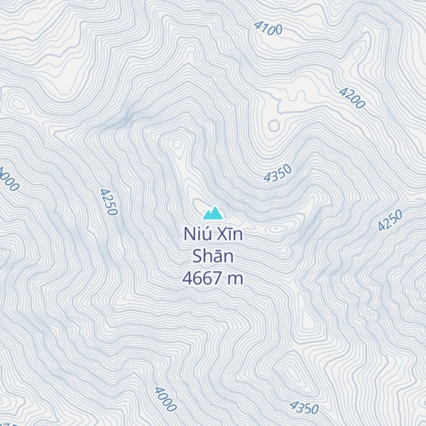 Map of Niú Xīn Shān