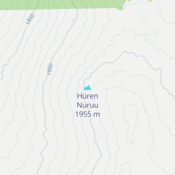 Map of Hüren Nuruu