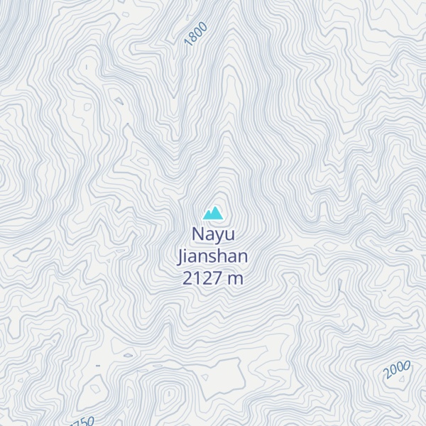 Map of Nayu Jianshan