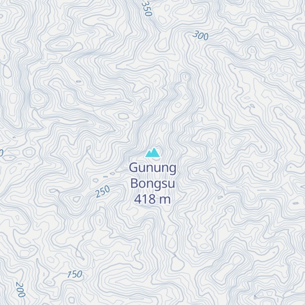Map of Gunung Bongsu
