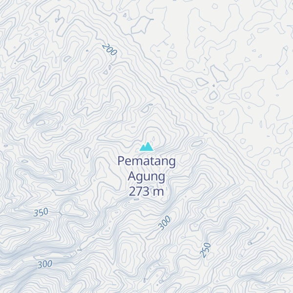 Map of Pematang Agung