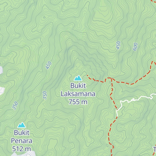 Map of Bukit Laksamana