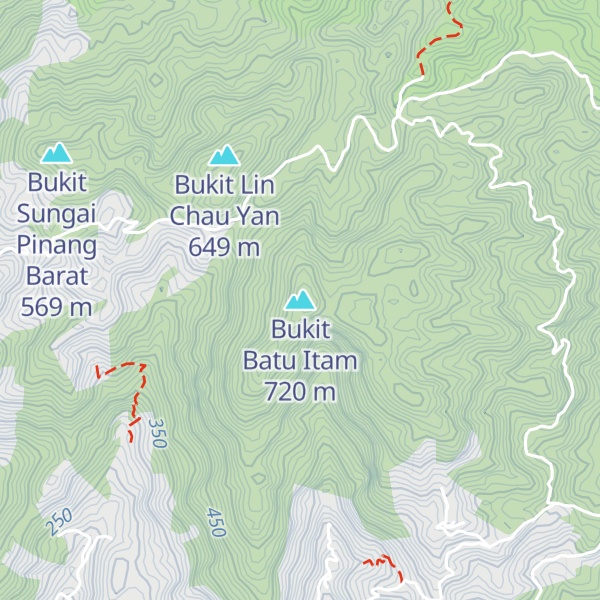 Map of Bukit Batu Itam