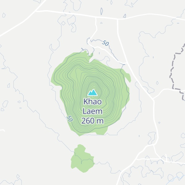 Map of Khao Laem