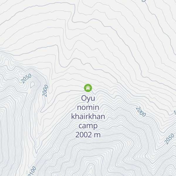Map of Oyu nomin khairkhan camp