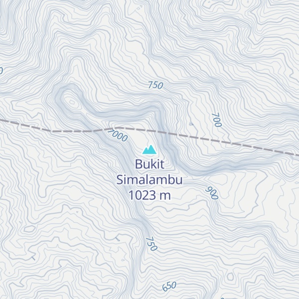 Map of Bukit Simalambu