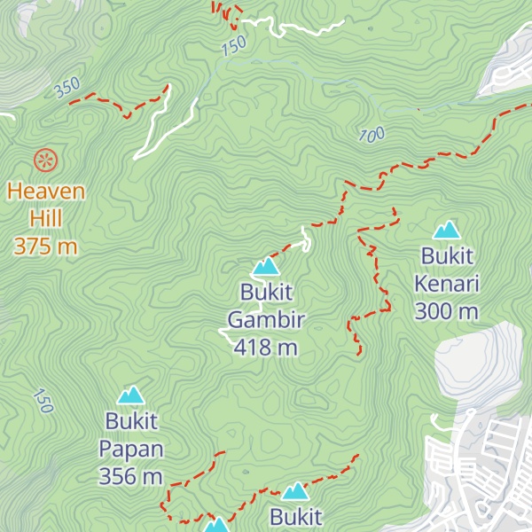 Map of Bukit Gambir