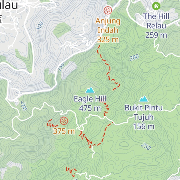 Map of Eagle Hill