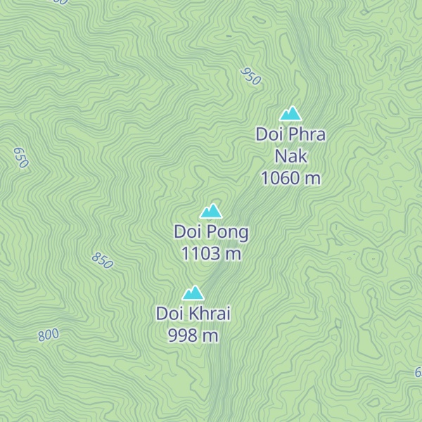 Map of Doi Pong