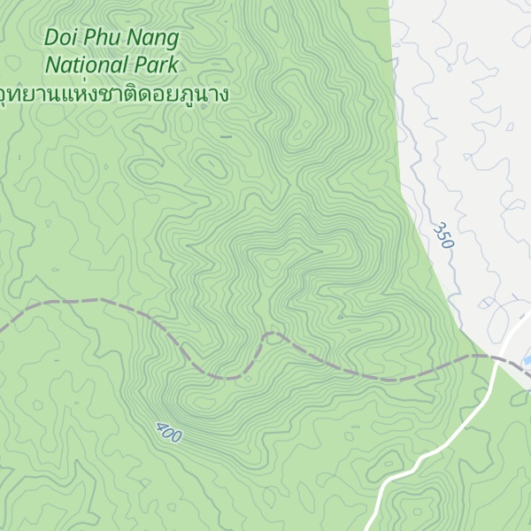 Map of Doi Huia Mueang Phi