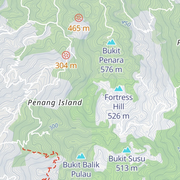 Map of Devil's Hill