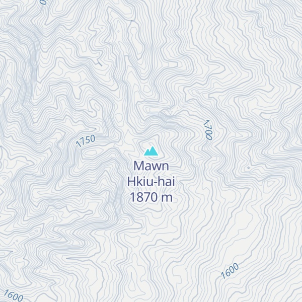 Map of Mawn Hkiu-hai