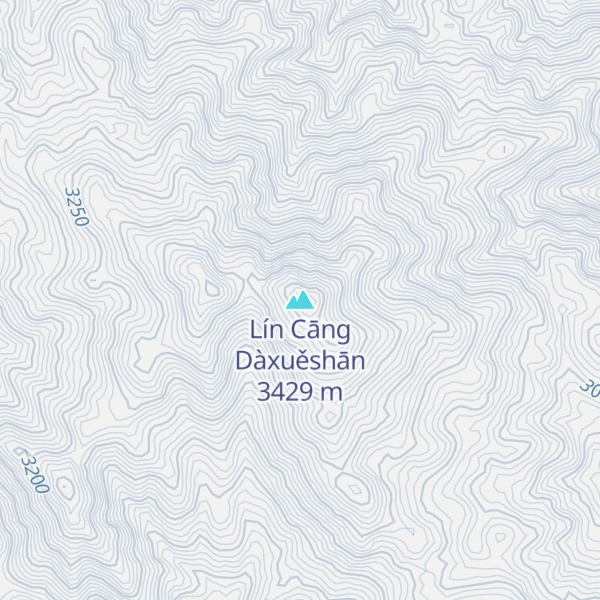 Map of Lín Cāng Dàxuěshān