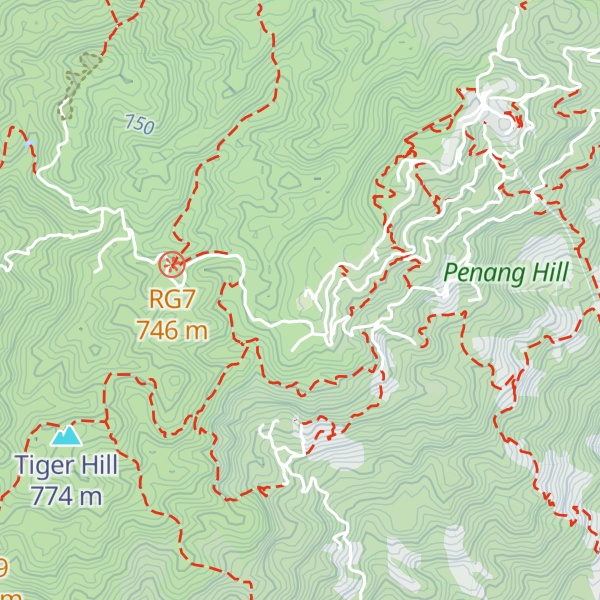 Map of Bukit Kerajae