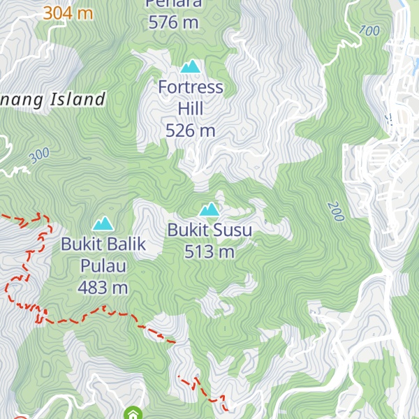 Map of Bukit Susu
