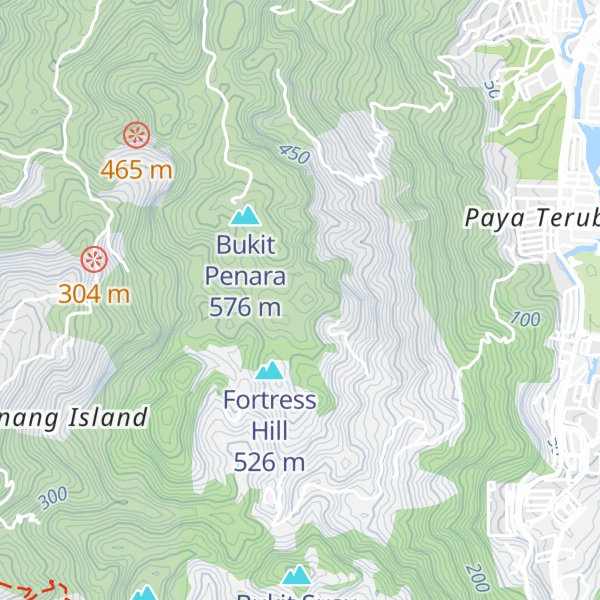 Map of Bukit Tiga Batu