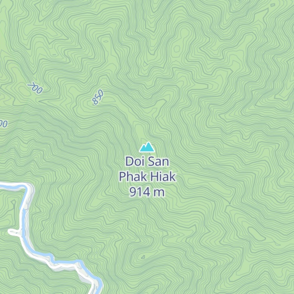 Map of Doi San Phak Hiak