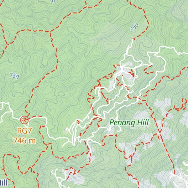 Map of Bukit Bendera