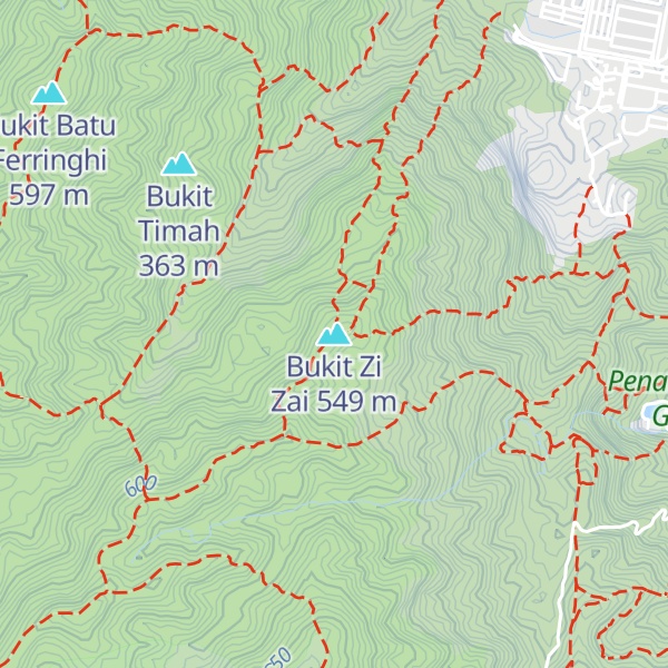 Map of Bukit Zi Zai