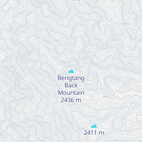 Map of Bengtang Back Mountain