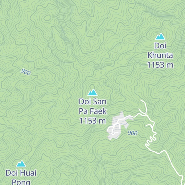 Map of Doi San Pa Faek