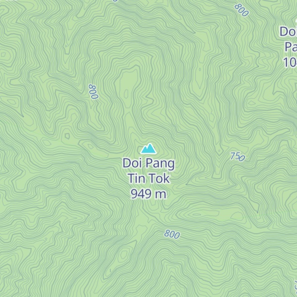 Map of Doi Pang Tin Tok