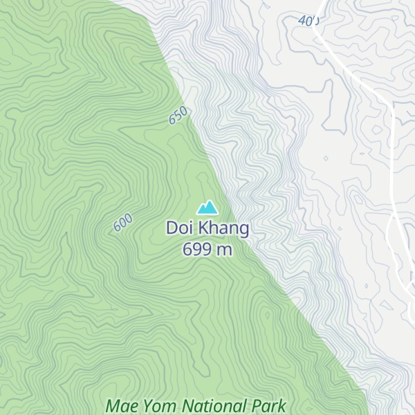 Map of Doi Khang