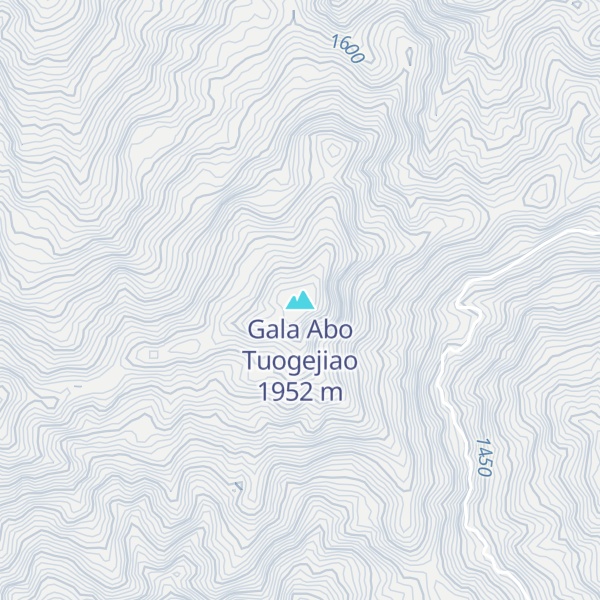 Map of Gala Abo Tuogejiao