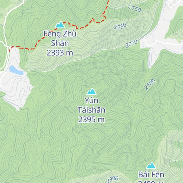 Map of Yún Táishān