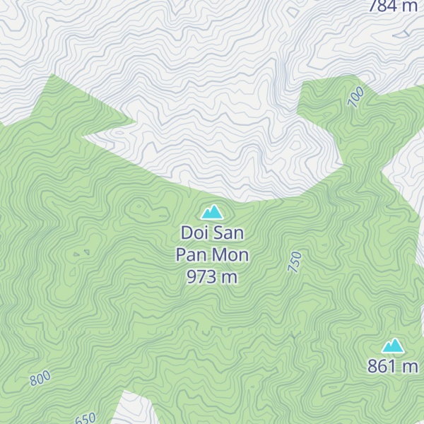 Map of Doi San Pan Mon