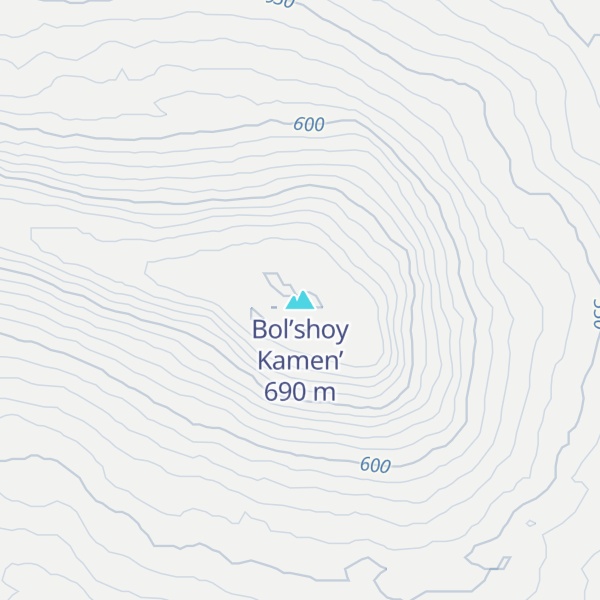 Map of Bol’shoy Kamen’