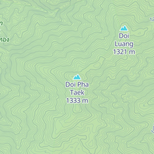Map of Doi Pha Taek