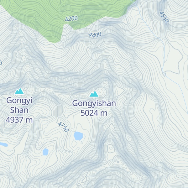 Map of Gongyishan