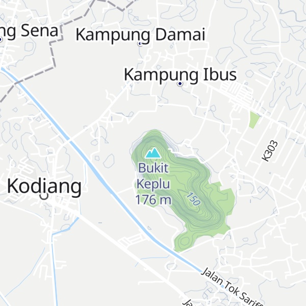 Map of Bukit Keplu