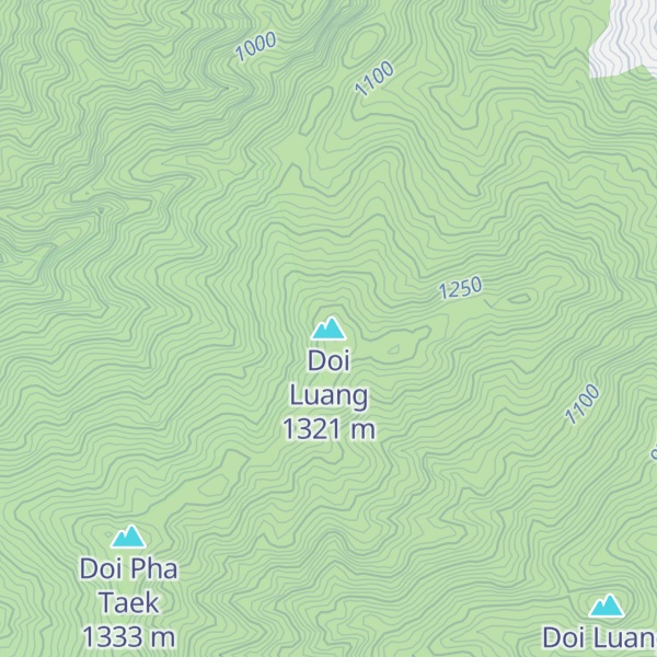 Map of Doi Luang