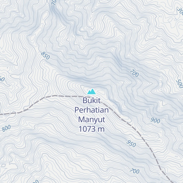 Map of Bukit Perhatian Manyut