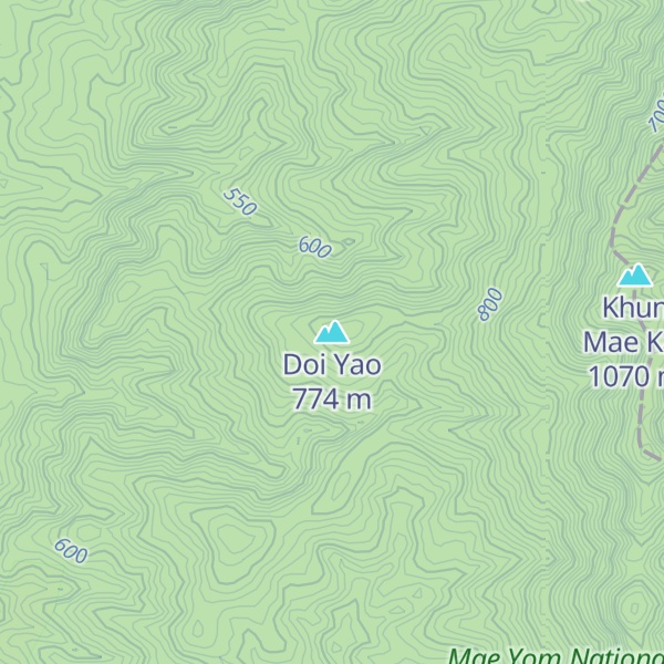 Map of Doi Yao