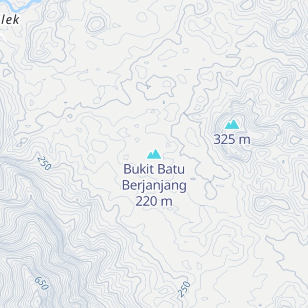 Map of Bukit Batu Berjanjang