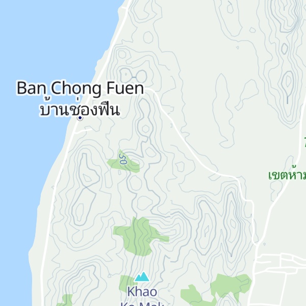 Map of Khao Chong Fuen