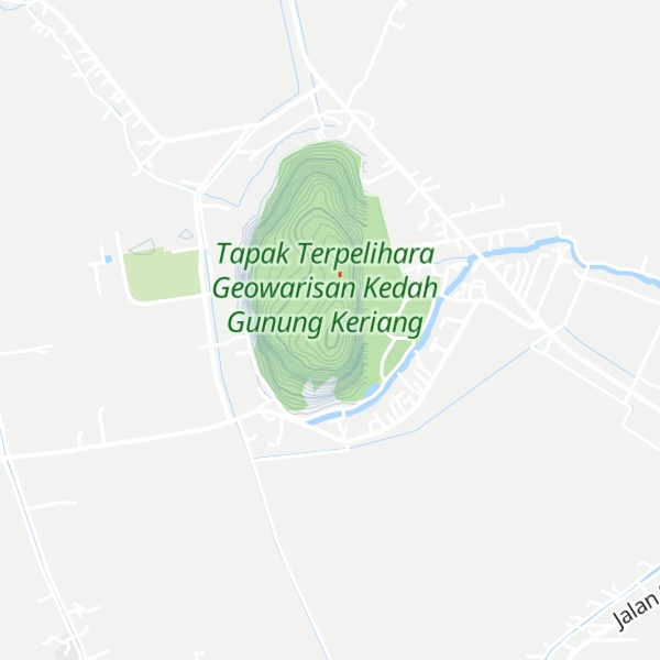 Map of Gunung Keriang