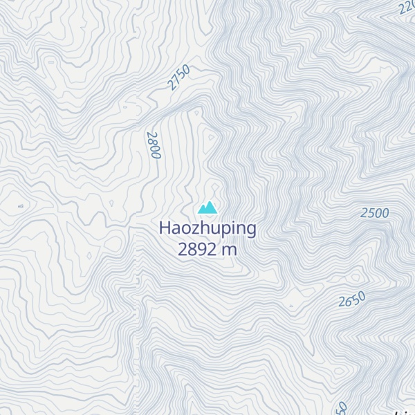 Map of Haozhuping