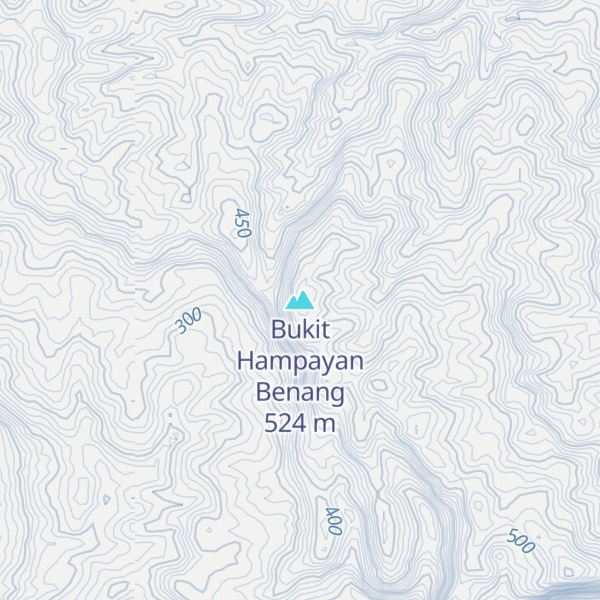 Map of Bukit Hampayan Benang
