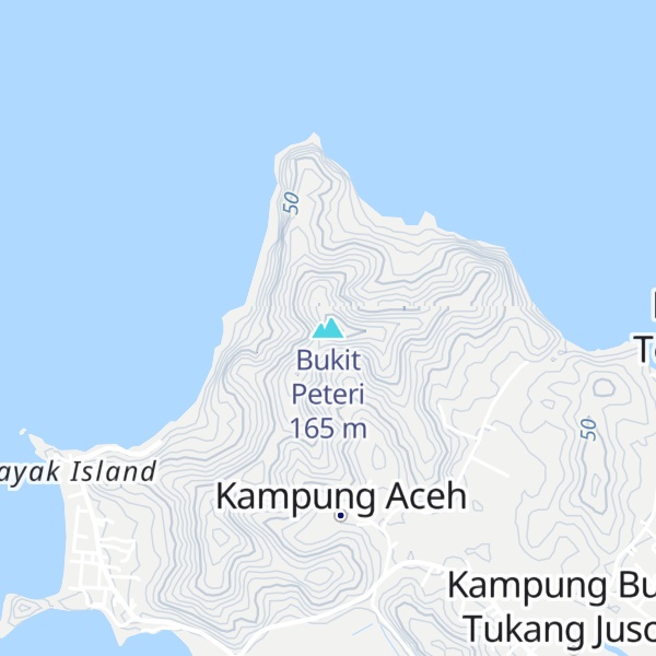 Map of Bukit Peteri