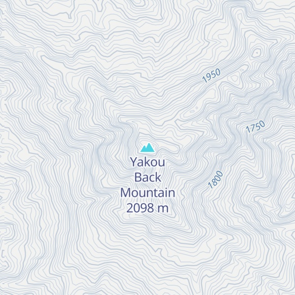 Map of Yakou Back Mountain