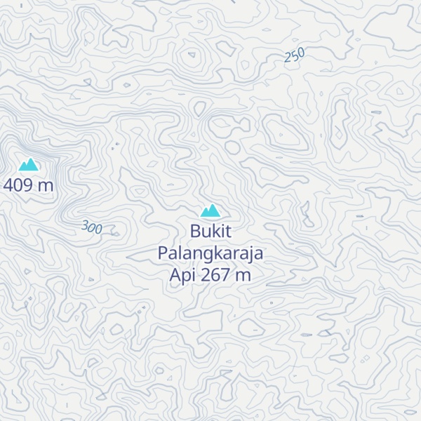 Map of Bukit Palangkaraja Api