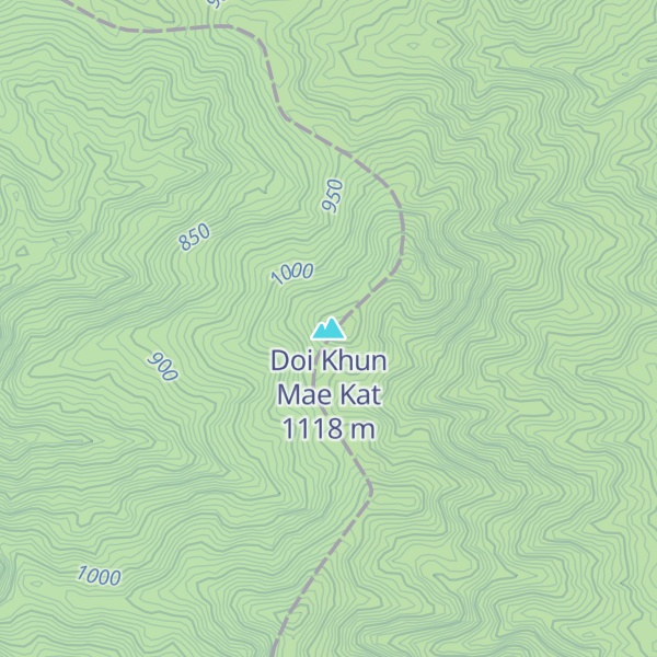 Map of Doi Khun Mae Kat